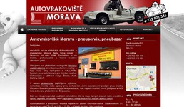  Autovrakoviště Morava Olomouc – Tvorba webových stránek